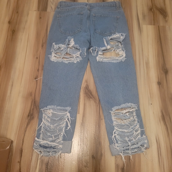 Fashion Nova Baggy Ripped Jeans - Picture 6 of 12